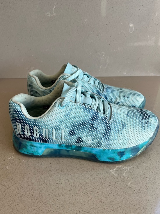 Other - NOBULL Blue Trainer Athletic Superfabric CrossFit Gym Sneakers Men 6 Women 7.5